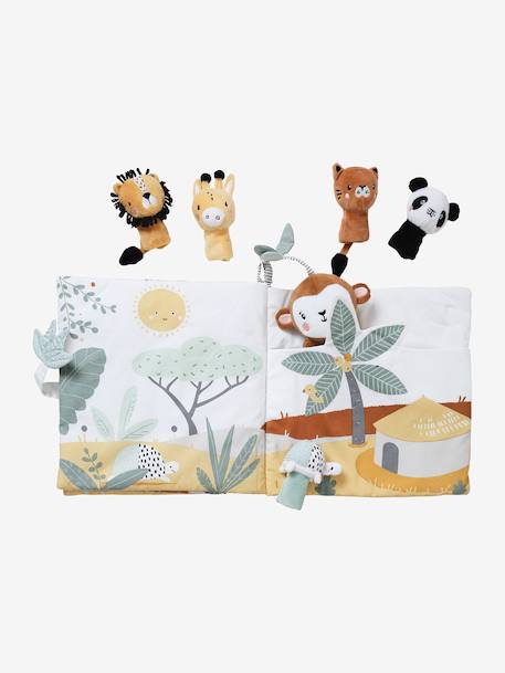Livre bébé d'éveil + peluches TANZANIE blanc 6 - vertbaudet enfant 