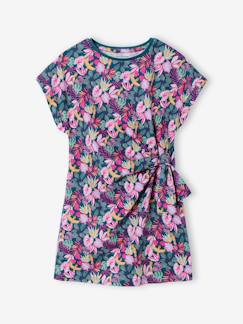 -Robe jersey imprimée