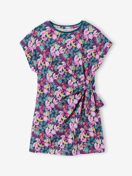 Robe jersey imprimée vert 1 - vertbaudet enfant 