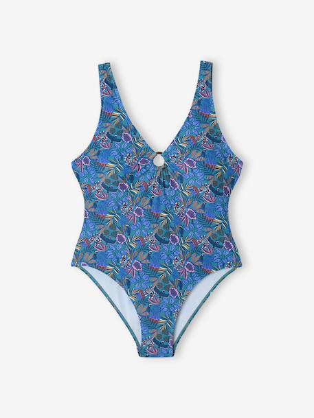 Maillot de bain 1 pièce capsule famille bleu 5 - vertbaudet enfant 