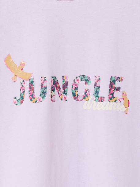 T-shirt manches courtes fille lilas 3 - vertbaudet enfant 