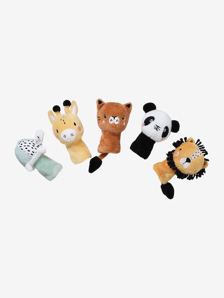 Livre bébé d'éveil + peluches TANZANIE blanc 7 - vertbaudet enfant 