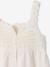 Robe fille crochet bretelles écru 4 - vertbaudet enfant 
