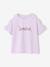 T-shirt manches courtes fille lilas 1 - vertbaudet enfant 