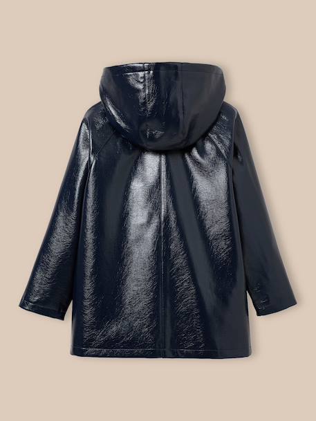 Imperméable en vinyle  avec capuche Marine 4 - vertbaudet enfant 