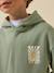 Sweat à capuche garçon - coton biologique Tilleul 3 - vertbaudet enfant 