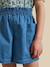 Short fille en denim light Denim stone 3 - vertbaudet enfant 