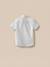 Chemisette oxford garçon - collection fêtes et mariage Blanc clair uni 4 - vertbaudet enfant 