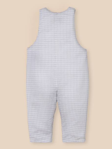 Salopette à carreau bébé Carreaux bleu 4 - vertbaudet enfant 