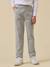 Pantalon de costume rayé garçon - collection fêtes et mariages Rayure bleu grise 1 - vertbaudet enfant 