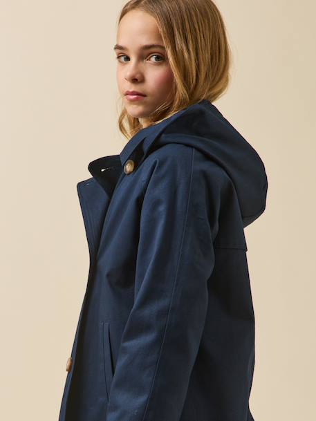 Trench court fille - collection junior Marine 3 - vertbaudet enfant 