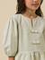 Blouse rayée en seersucker Rayure verte 3 - vertbaudet enfant 