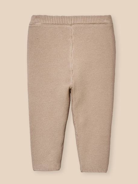 Legging bébé - coton biologique Amande+Beige chine 8 - vertbaudet enfant 