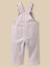 Salopette en twill bébé Rose tendre 4 - vertbaudet enfant 