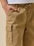 Bermuda battle garçon Beige+Bleu fonce uni 3 - vertbaudet enfant 