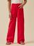 Pantalon droit  en denim Rose tendre+Rouge theatre 4 - vertbaudet enfant 