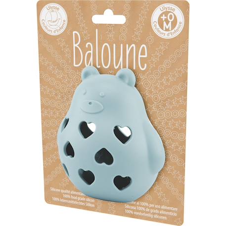 Hochet ourson en silicone Bleu+Jaune 5 - vertbaudet enfant 