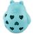 Hochet ourson en silicone Bleu+Jaune 1 - vertbaudet enfant 