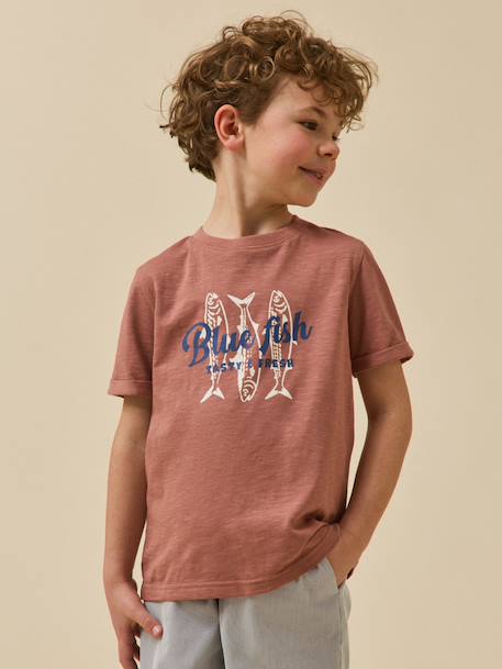 Garçon-T-shirt imprimé garçon - coton biologique