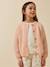 Cardigan  avec laine et mohair Nude+Tangerine 1 - vertbaudet enfant 