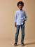 Jean droit garçon Bleu fonce uni+Bleu moyen uni 9 - vertbaudet enfant 