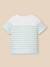 Marinière bébé - coton biologique Rayure amande+Rayure ciel 3 - vertbaudet enfant 