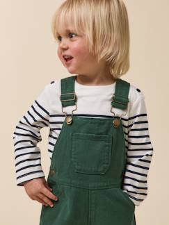 -Salopette en twill bébé
