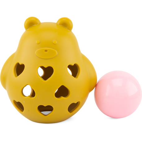 Hochet ourson en silicone Bleu+Jaune 7 - vertbaudet enfant 