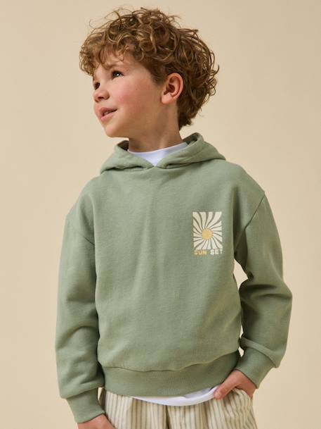 Garçon-Pull, gilet, sweat-Sweat à capuche garçon - coton biologique