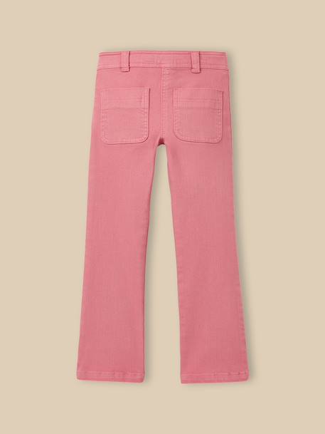 Pantalon flare  en twill Sorbet 3 - vertbaudet enfant 