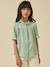 Chemise  en gaze - coton biologique Amande+Ecru 1 - vertbaudet enfant 