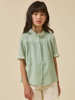 -Chemise fille en gaze - coton biologique