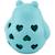 Hochet ourson en silicone Bleu+Jaune 3 - vertbaudet enfant 