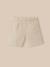Short velours taille haute fille Beige 4 - vertbaudet enfant 