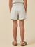 Short rayé fille Rayure bleu/ecru 2 - vertbaudet enfant 