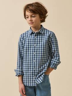 Chemise à carreaux garçon  - vertbaudet enfant