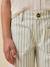 Pantalon en denim rayé Rayure bleu/ecru 3 - vertbaudet enfant 