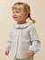 Blouse col brodé bébé Rayure amande 1 - vertbaudet enfant 
