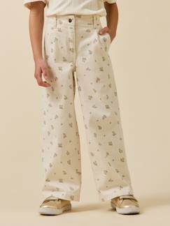 -Pantalon large imprimé