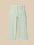 Pantalon large  en denim couleur - collection junior Amande+Nude 3 - vertbaudet enfant 