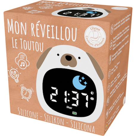 Veilleuse réveil réveillou le toutou Blanc 5 - vertbaudet enfant 