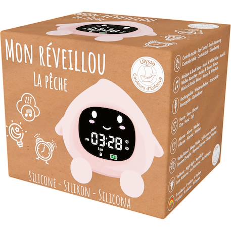 Veilleuse réveil réveillou la pêche Rose 5 - vertbaudet enfant 