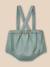 Bloomer en lin et coton bébé Bleu jeans+Celadon 6 - vertbaudet enfant 