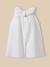 Robe lin et coton bébé camille - collection fêtes et mariages Blanc doux 4 - vertbaudet enfant 