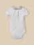 Body col en tissu liberty - coton biologique Blanc doux 4 - vertbaudet enfant 