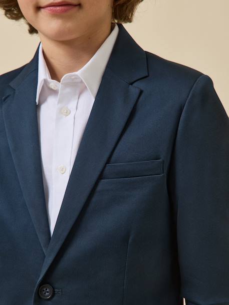 Veste de costume garçon - collection fêtes et mariages Bleu fonce uni 3 - vertbaudet enfant 