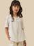 Chemise  en gaze - coton biologique Amande+Ecru 7 - vertbaudet enfant 