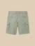 Bermuda cargo garçon Bleu+Tilleul 9 - vertbaudet enfant 