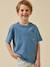 T-shirt garçon - coton biologique Celadon+Denim bleu 6 - vertbaudet enfant 
