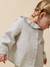Blouse col brodé bébé Rayure amande 3 - vertbaudet enfant 